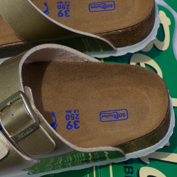 BETULA BY BIRKENSTOCK LEO Metallic Gold Size 39 - Picture 2 of 11